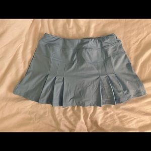 baby blue tennis skirt